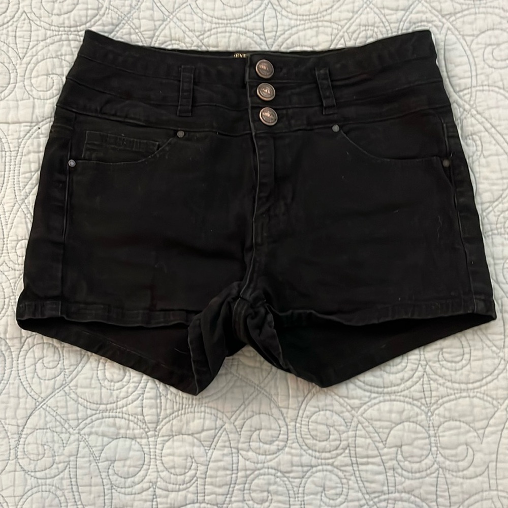 High Waisted Shorts Denim Blvd